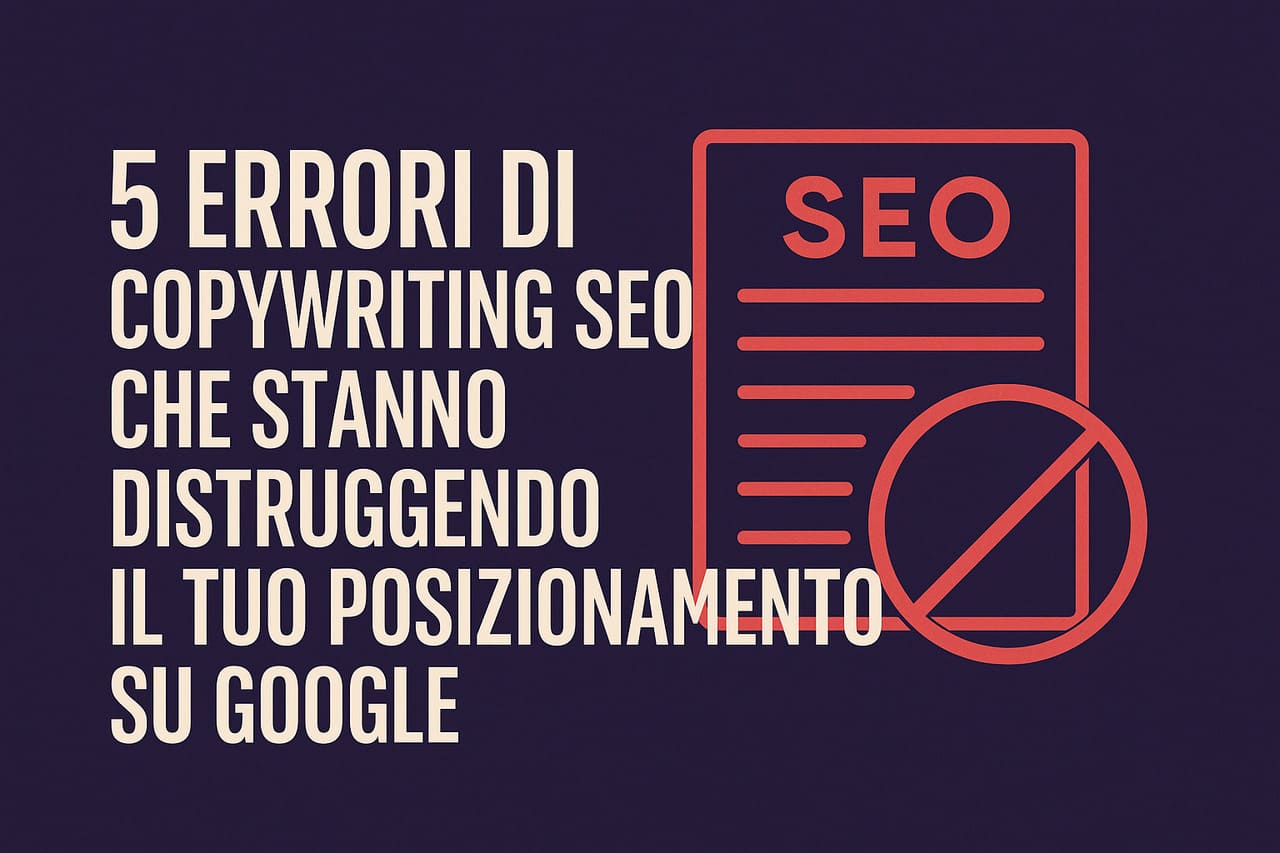 errori di copywriting seo