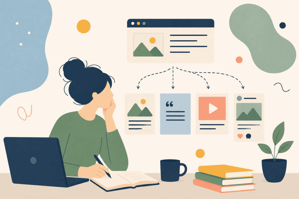 strategia creazione contenuti sostenibile