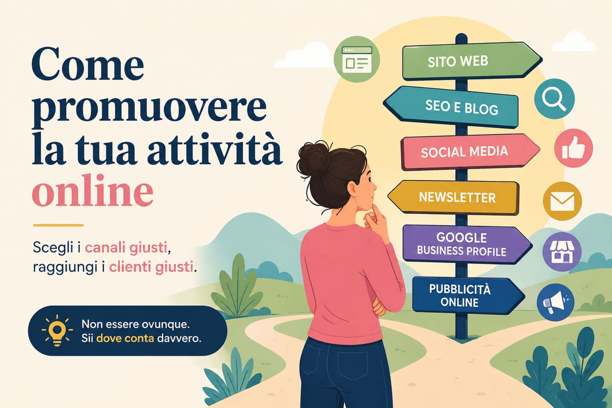 come promuovere la tua attività online